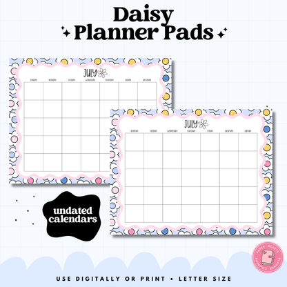 Daisy Planner Pad