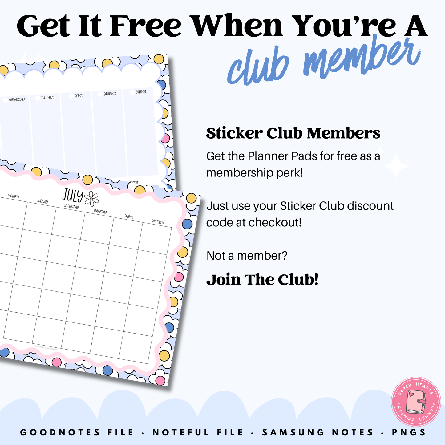 Daisy Planner Pad