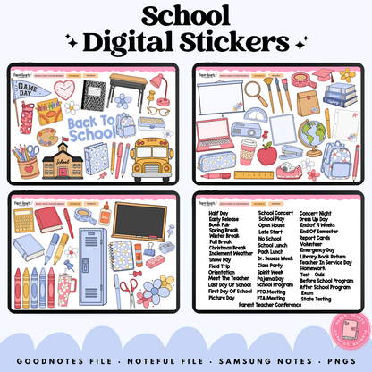 Daisy School Stickers