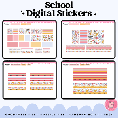 Daisy School Stickers