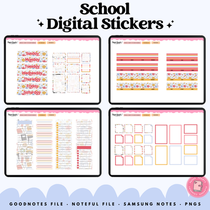 Daisy School Stickers