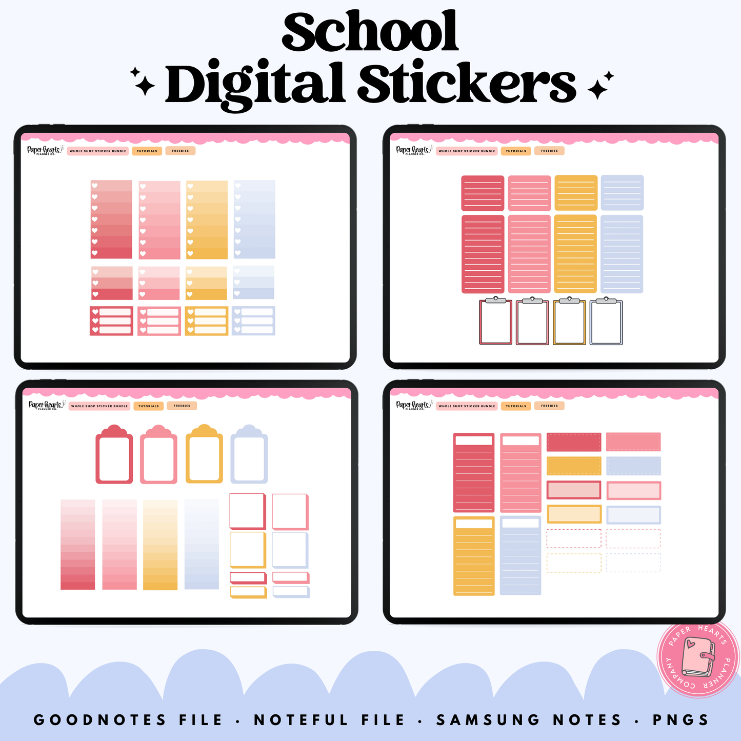 Daisy School Stickers
