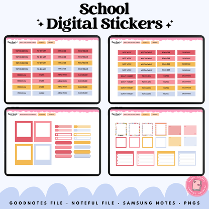Daisy School Stickers