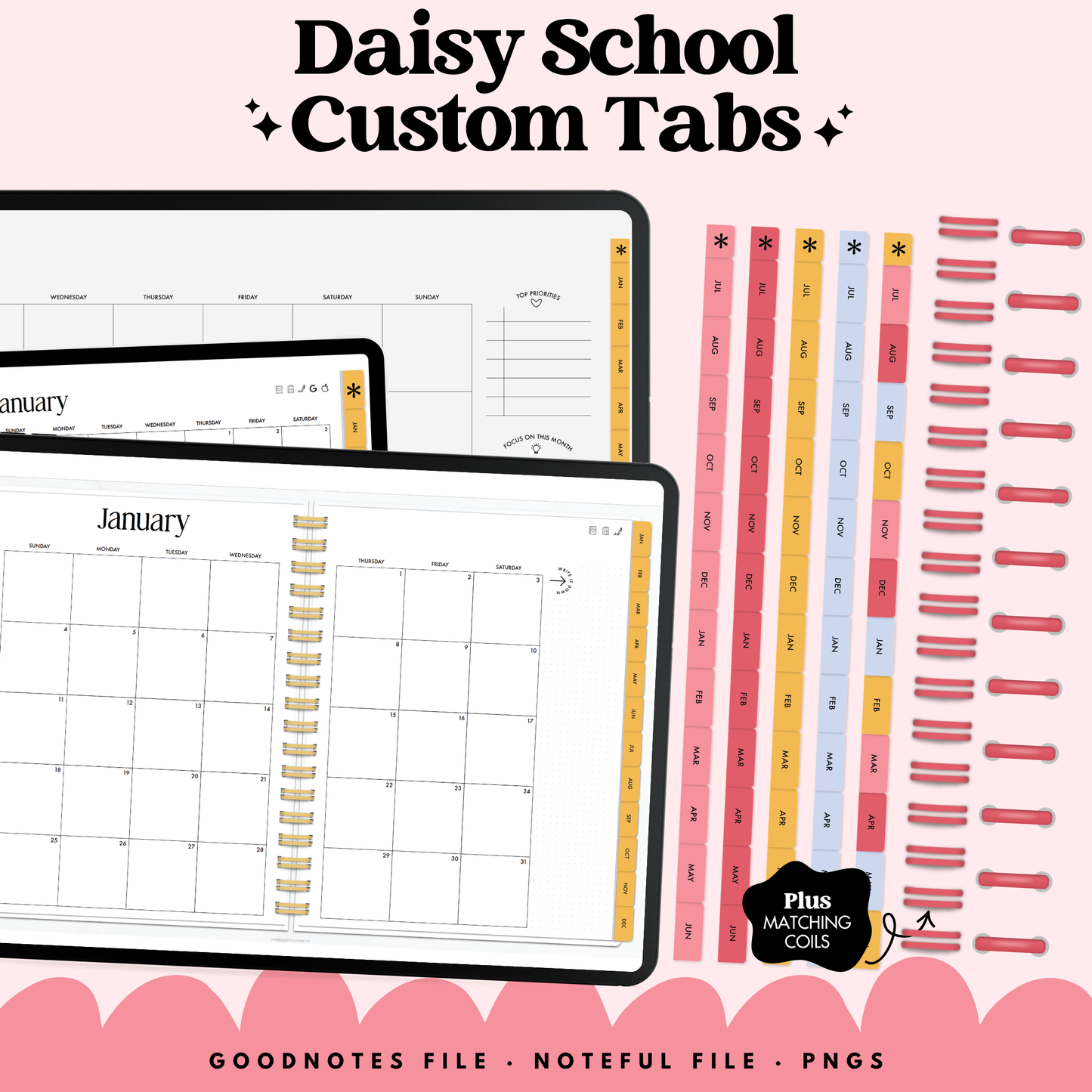Daisy School Tabs