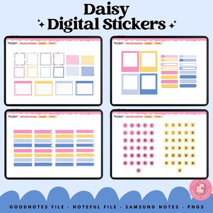 Daisy Stickers - Full Set