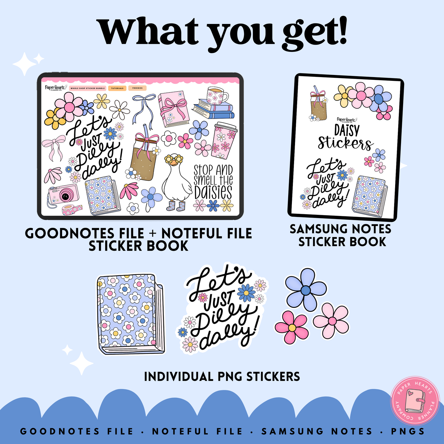 Daisy Stickers - Full Set