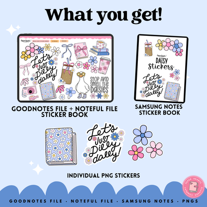 Daisy Stickers - Full Set