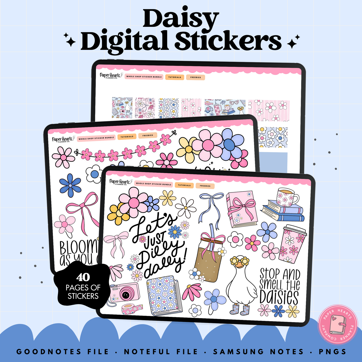 Daisy Stickers - Full Set