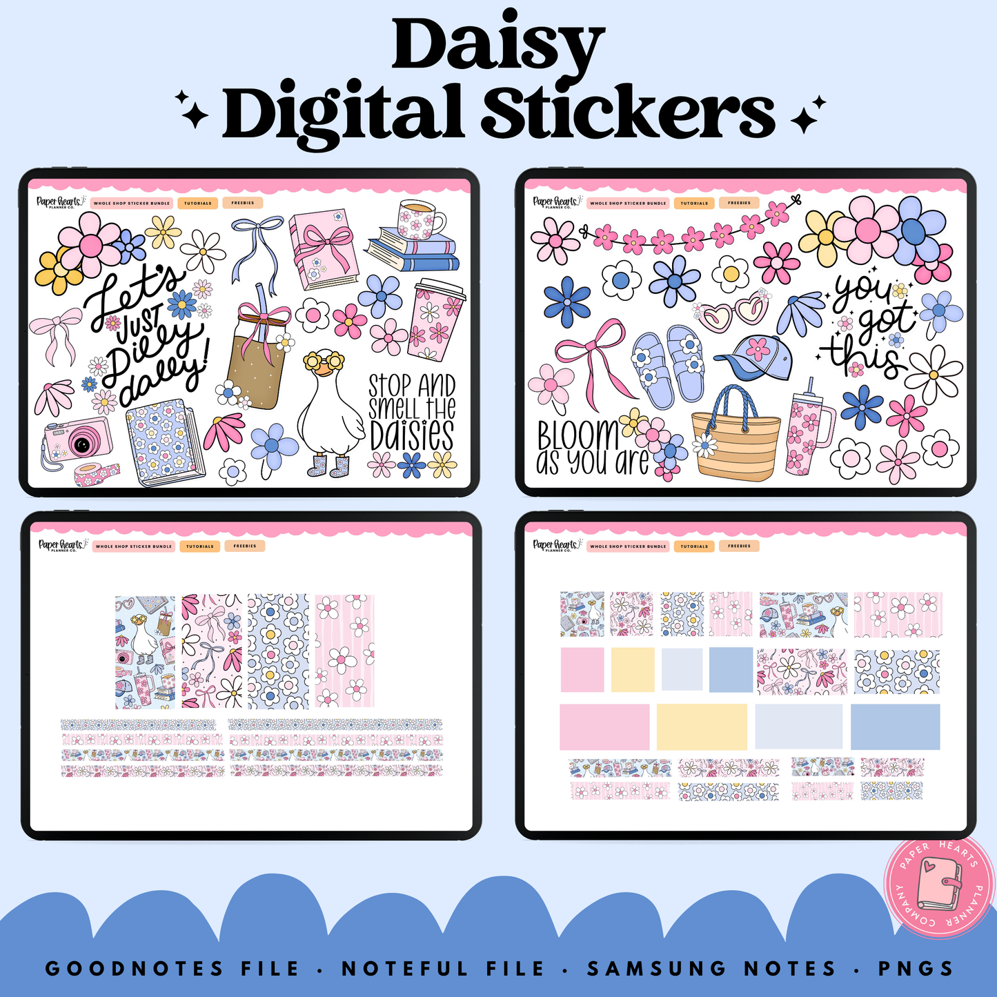 Daisy Stickers - Full Set