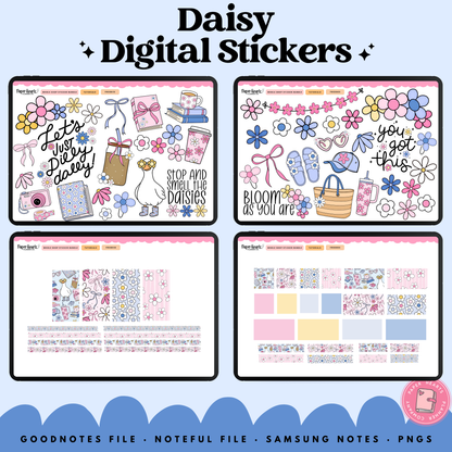 Daisy Stickers - Full Set