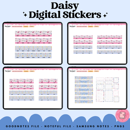 Daisy Stickers - Full Set