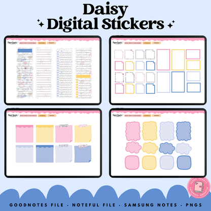 Daisy Stickers - Full Set