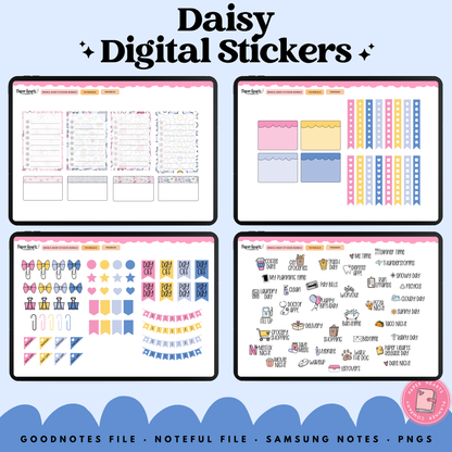 Daisy Stickers - Full Set