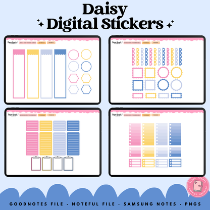 Daisy Stickers - Full Set