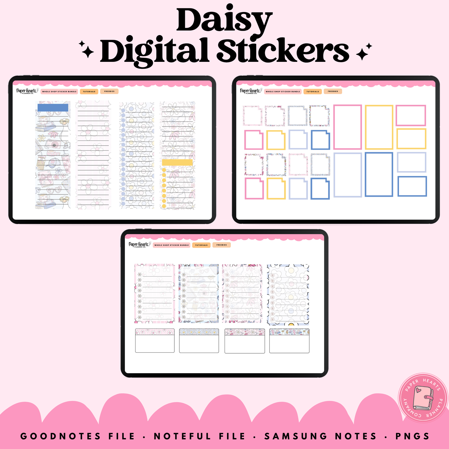 Daisy Stickers - Mini Set