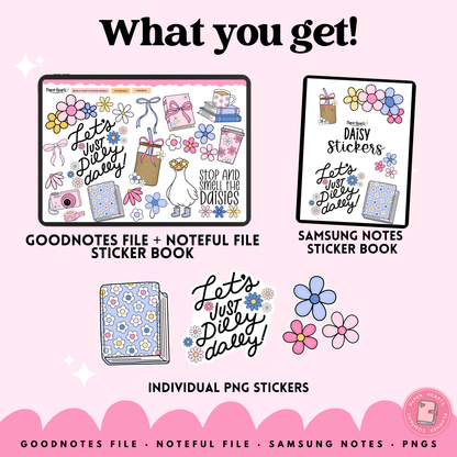 Daisy Stickers - Mini Set