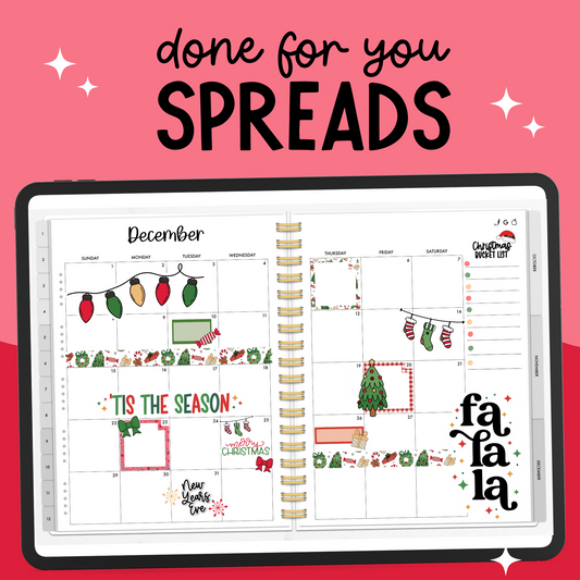 Merry Christmas Monthly DFY Spread