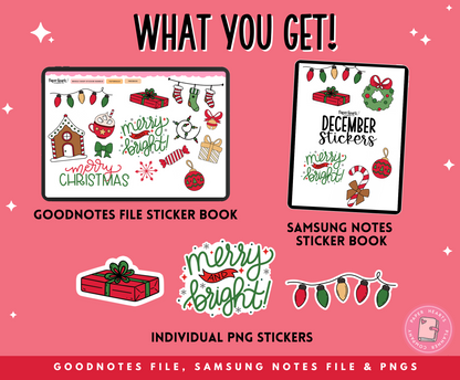 December Stickers