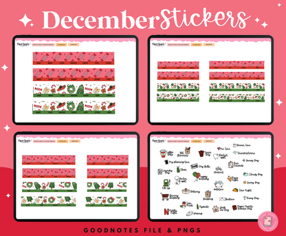 December Stickers