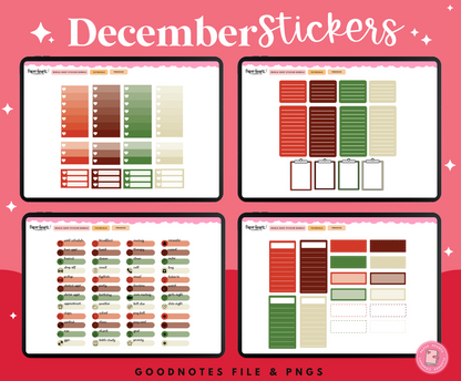 December Stickers