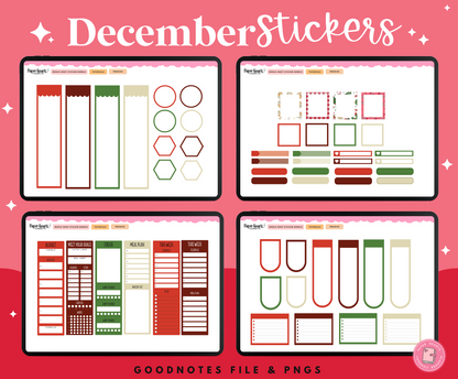 December Stickers