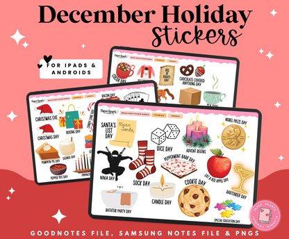 December Holidays Stickers