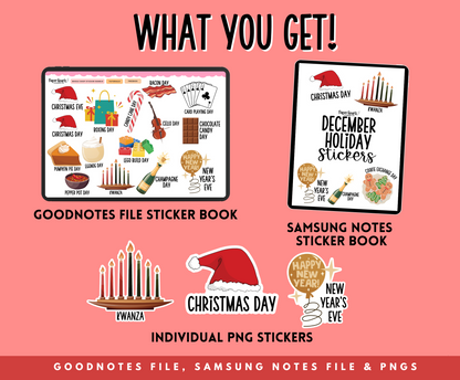 December Holidays Stickers