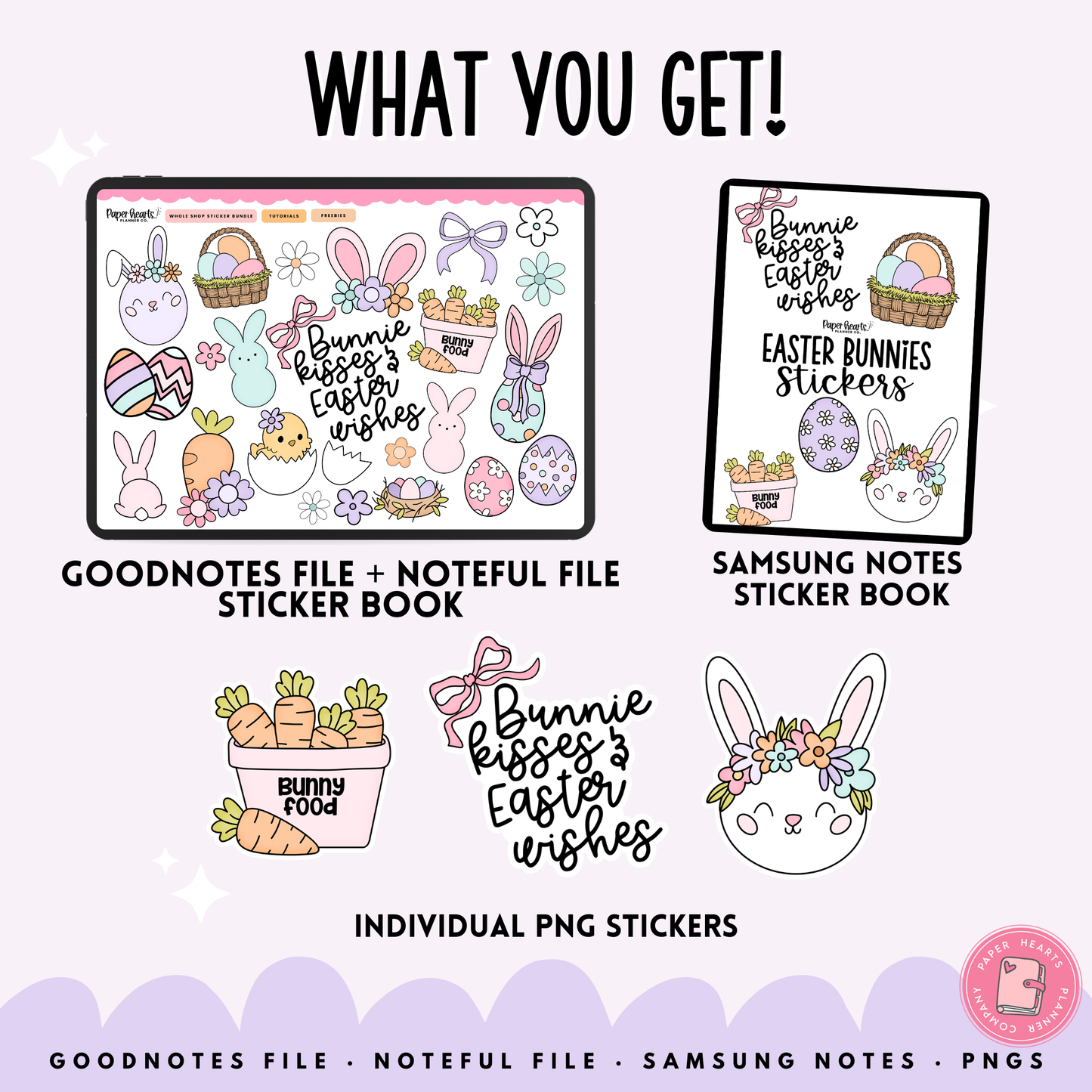 Easter Bunnies Stickers