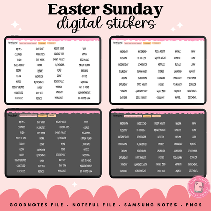 Easter Sunday Stickers