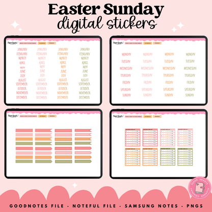 Easter Sunday Stickers