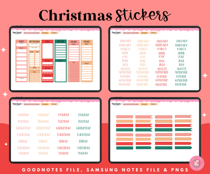 Fa La La La Christmas Stickers