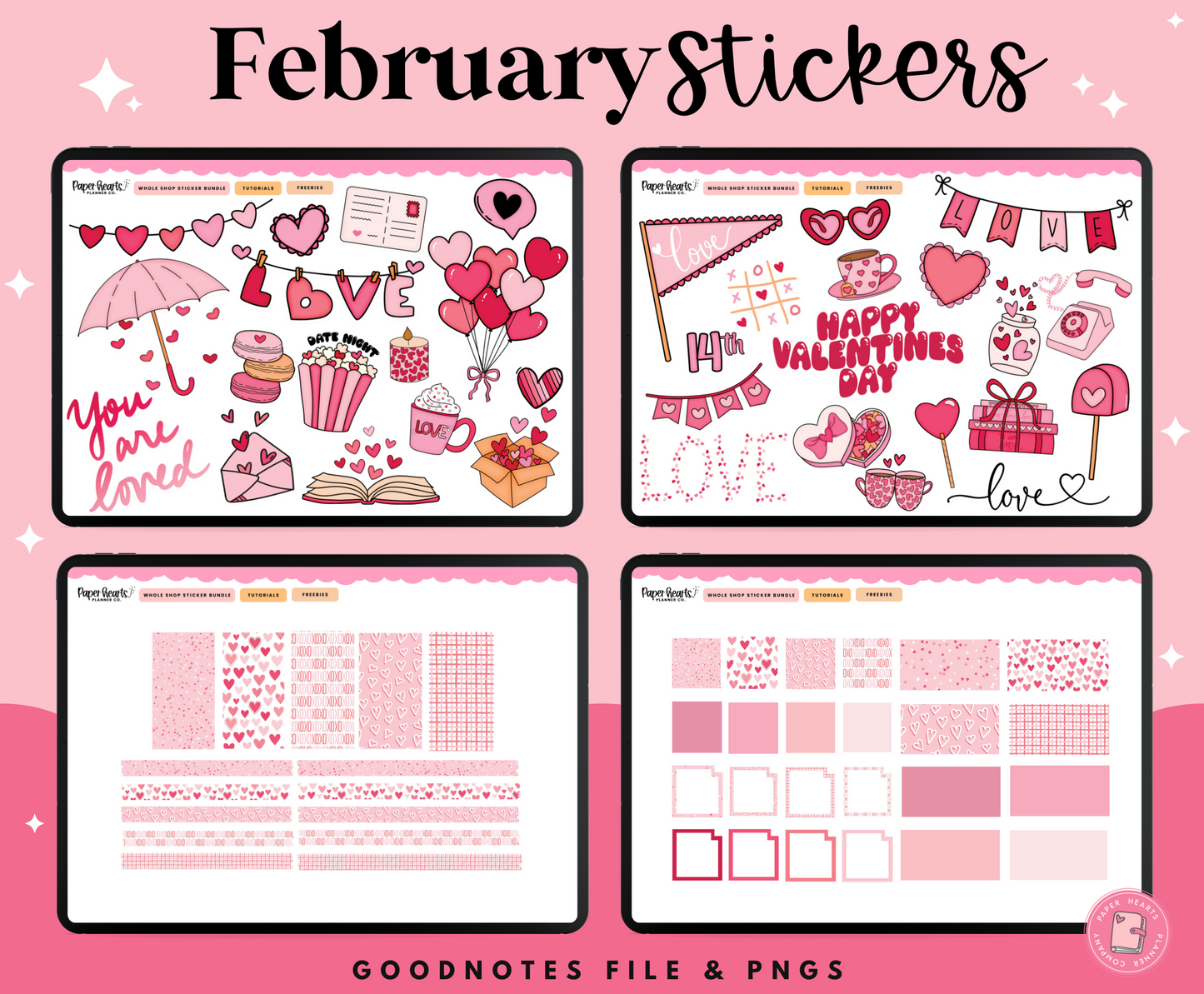 February 2025 Stickers