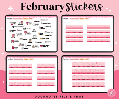 February 2025 Stickers