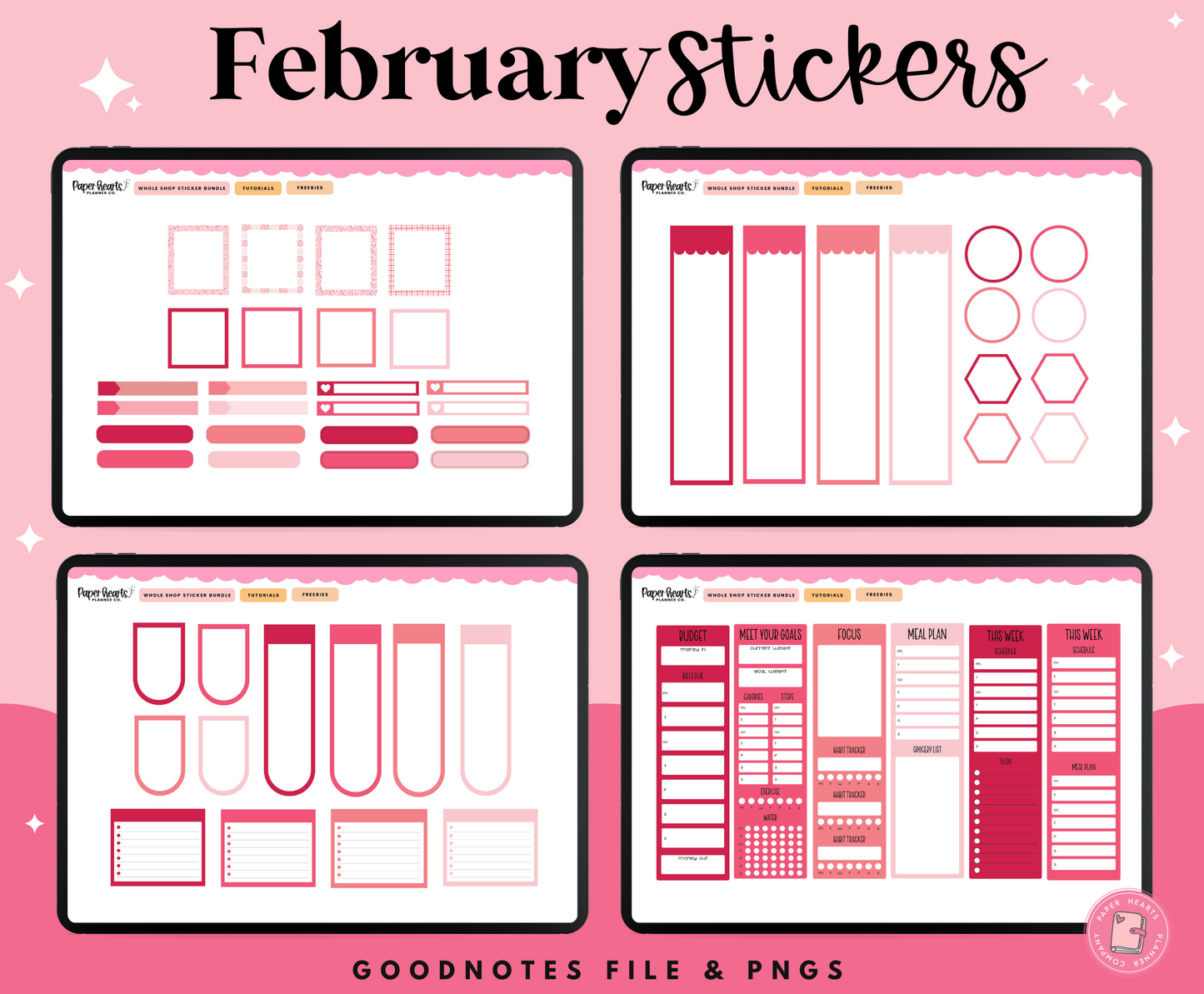 February 2025 Stickers