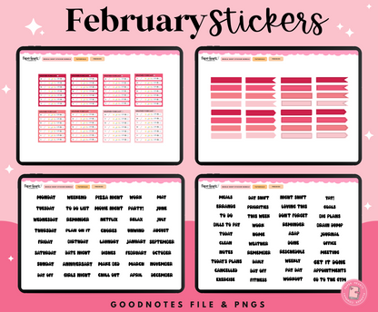 February 2025 Stickers