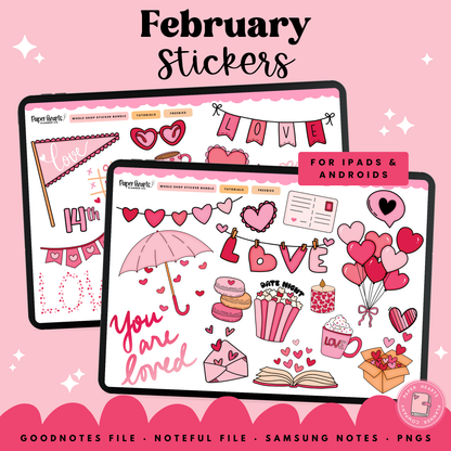 February 2025 Stickers