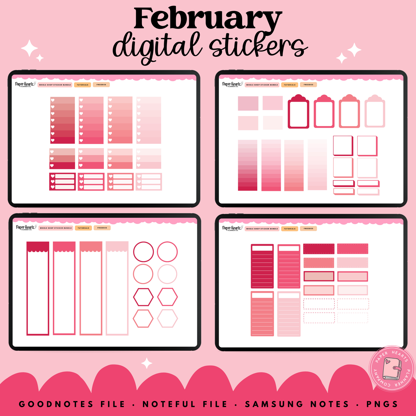 February 2025 Stickers