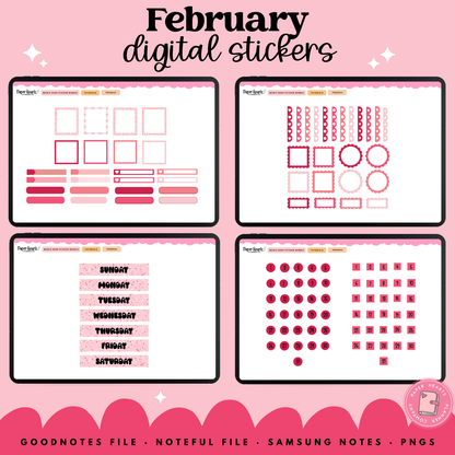 February 2025 Stickers