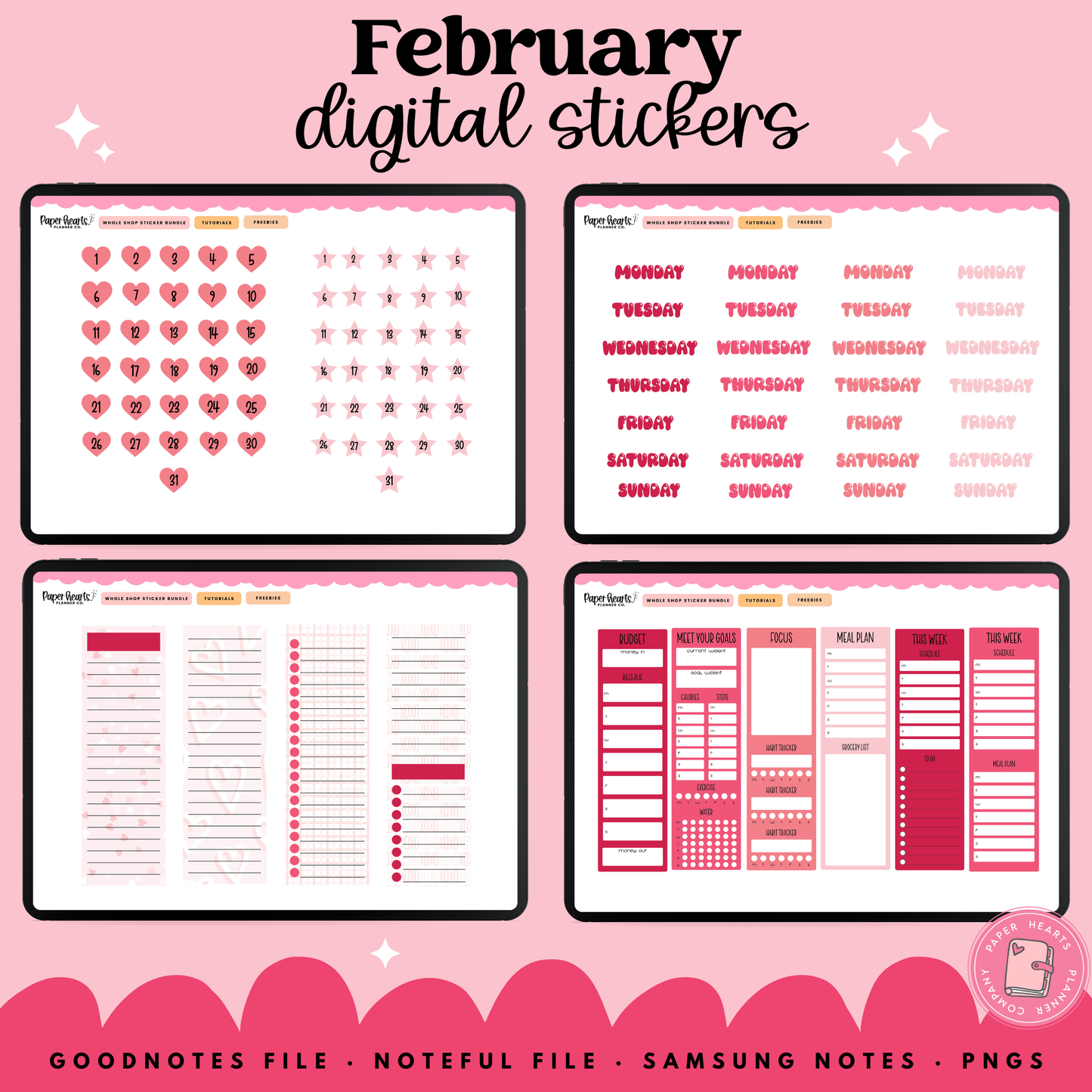 February 2025 Stickers