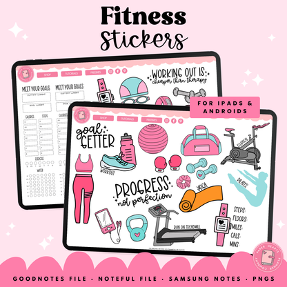 Fitness Digital Stickers