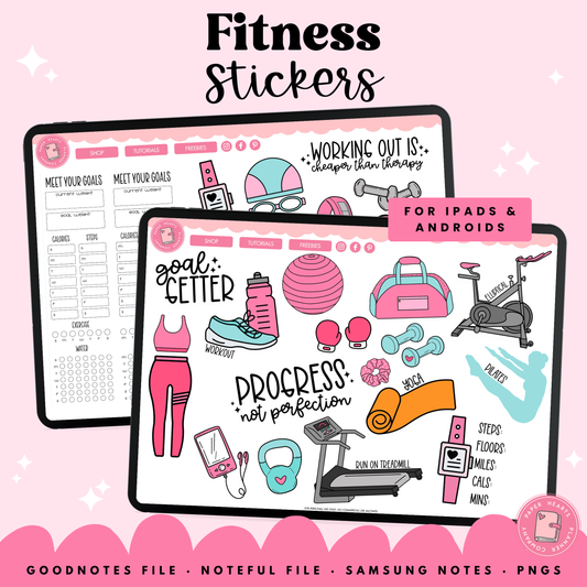 Fitness Digital Stickers
