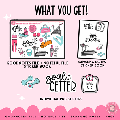Fitness Digital Stickers