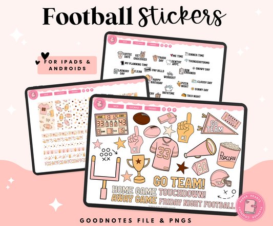 Football Season Stickers