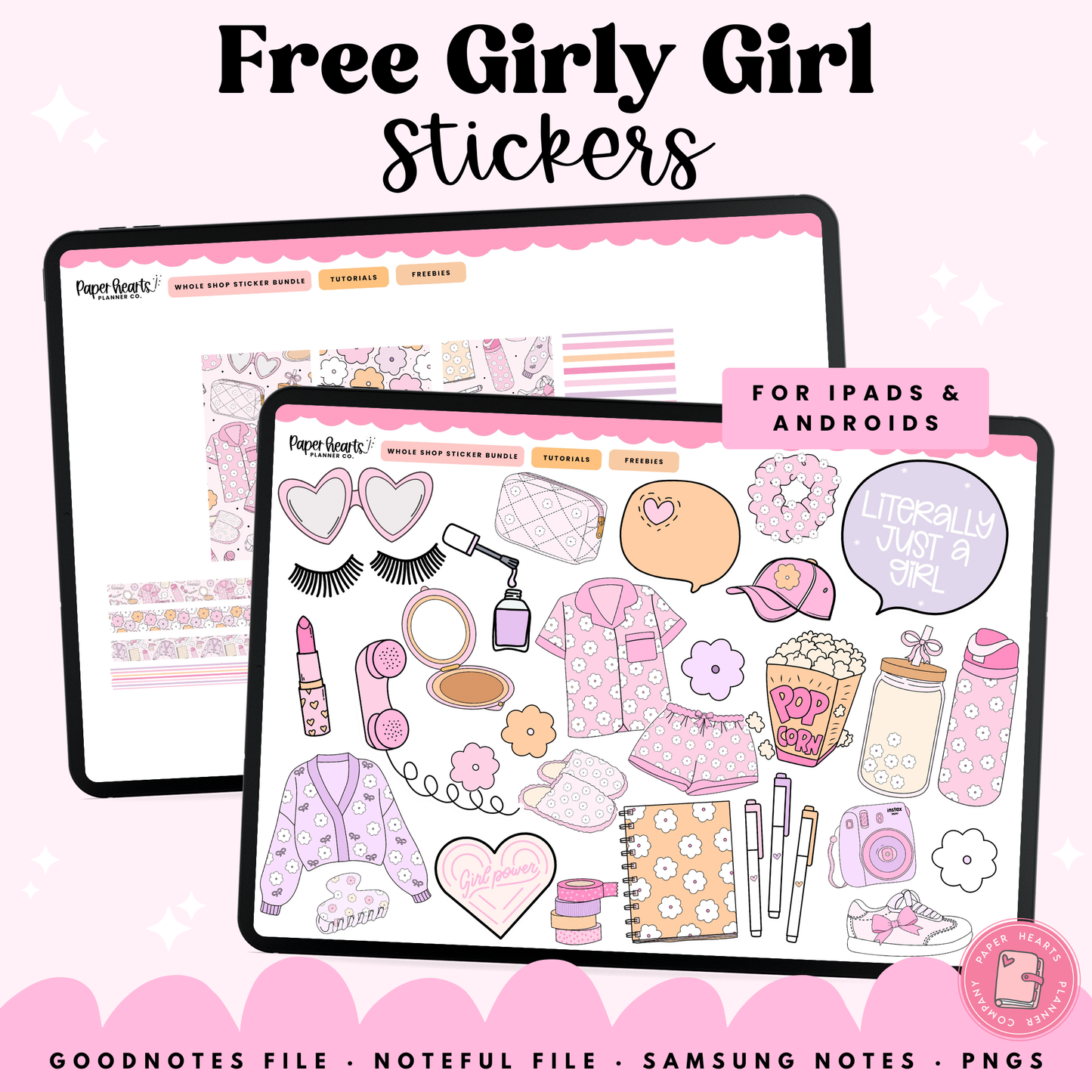 Free Girly Girl Stickers