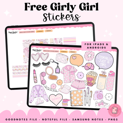 Free Girly Girl Stickers