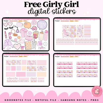 Free Girly Girl Stickers
