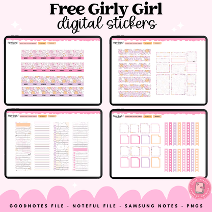 Free Girly Girl Stickers