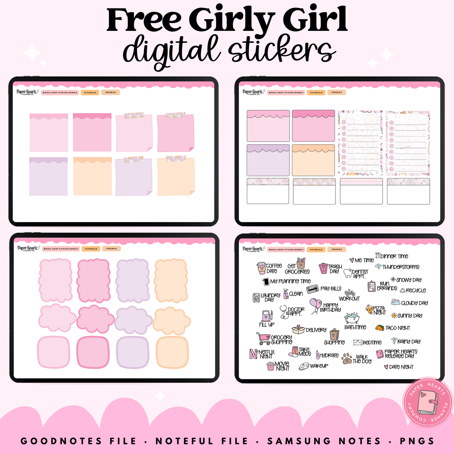 Free Girly Girl Stickers