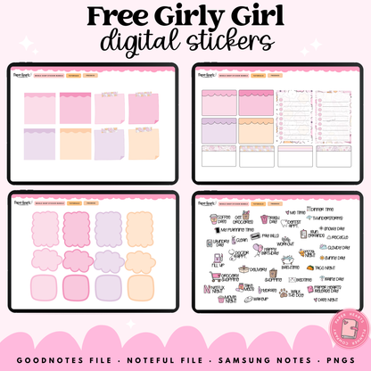 Free Girly Girl Stickers