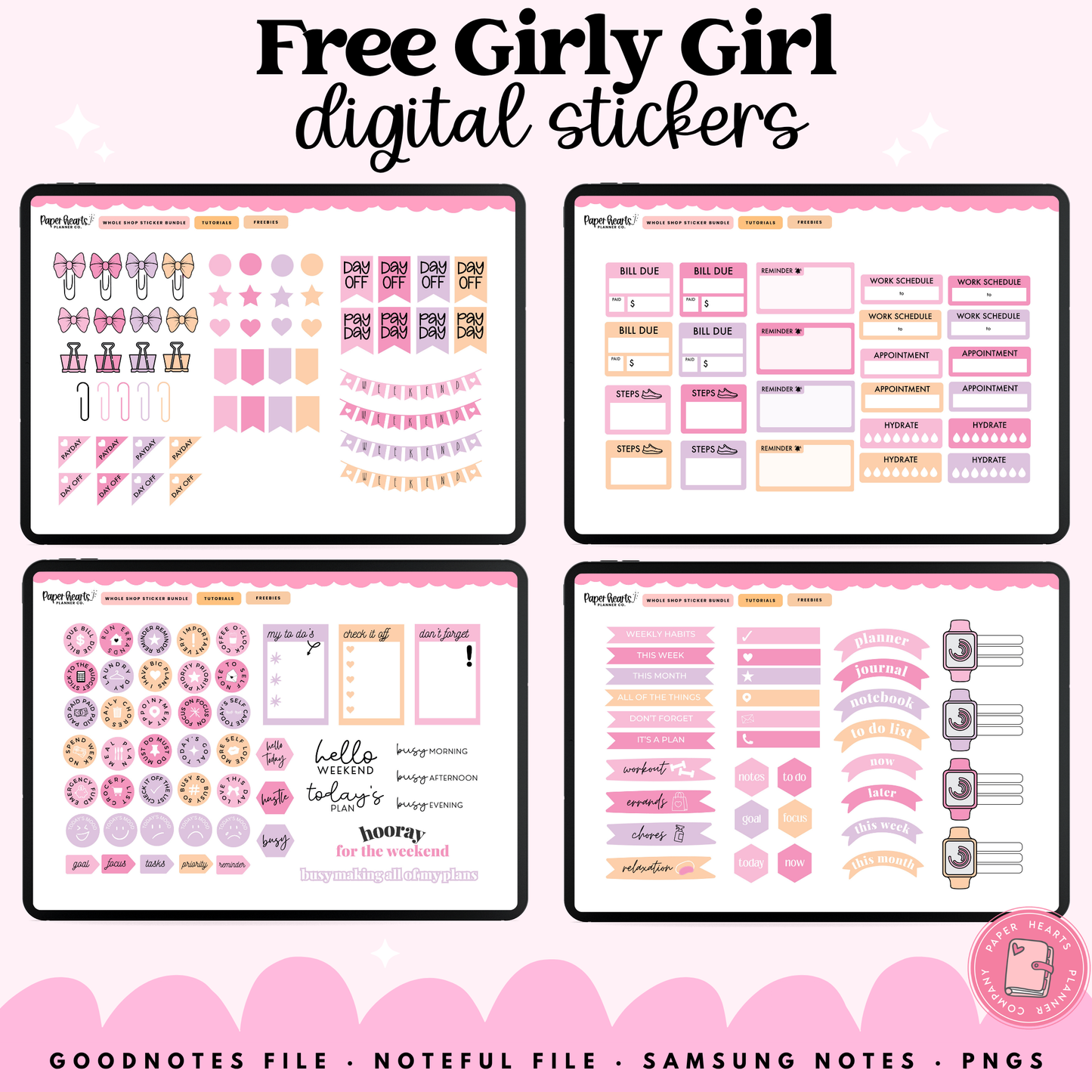 Free Girly Girl Stickers